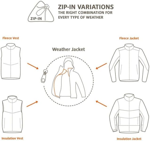 Kids Hylax 2L Jacket lasten sadetakki, Crocus, view: 3