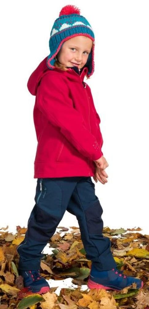 Kids Rondane Jacket IV lasten softshell-takki, Crocus/Dark Sea, view: 3
