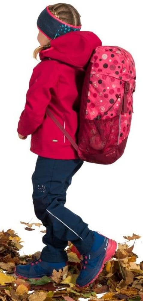 Kids Rondane Jacket IV lasten softshell-takki, Crocus/Dark Sea, view: 4