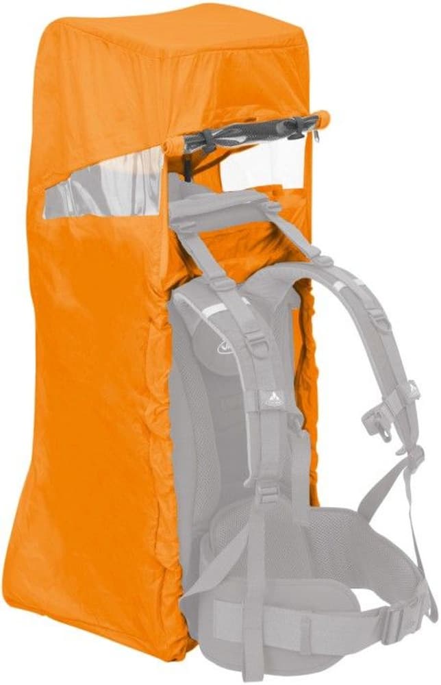 Big Raincover Shuttle -rinkan sadesuojus oranssi, view: 0