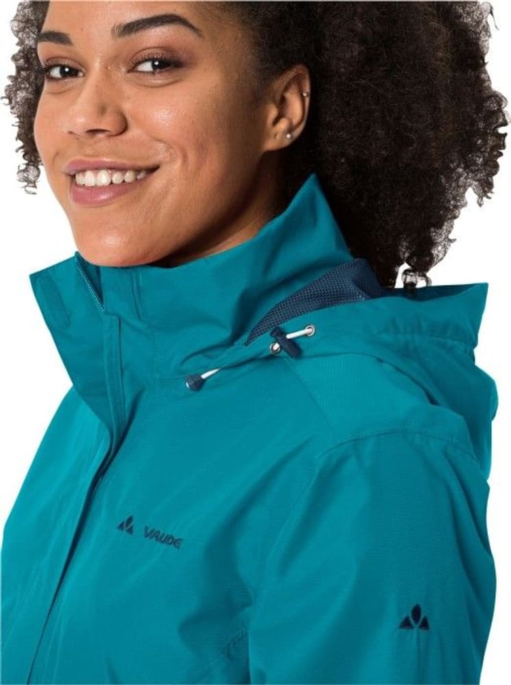 W's Escape Light Jacket Arctic Blue -naisten kevyt sadetakki, view: 4