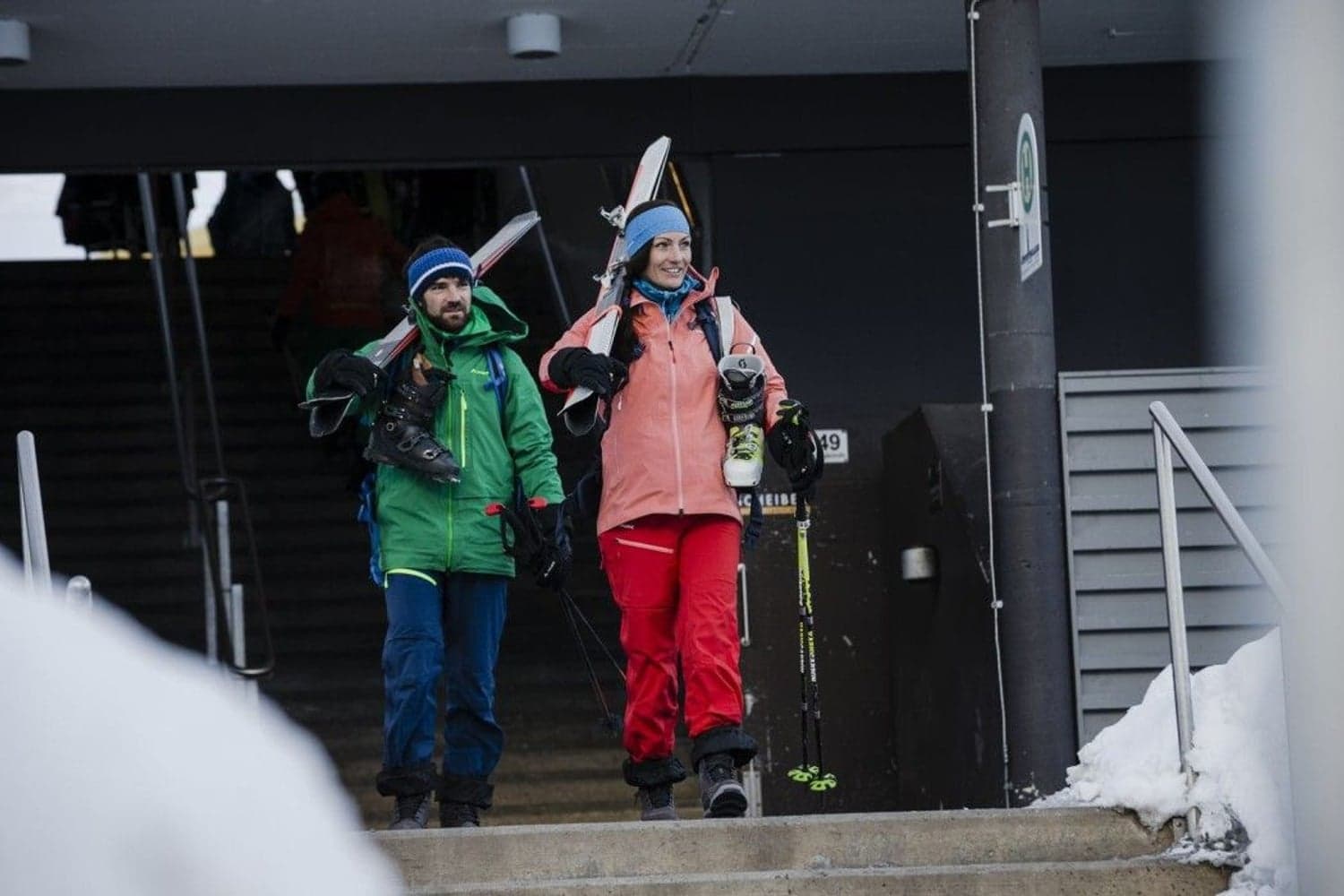 Back Bowl Pants IV naisten lasketteluhousut, tummansininen, view: 3