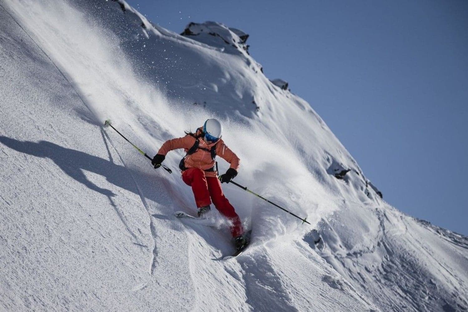 Back Bowl Pants IV naisten lasketteluhousut, tummansininen, view: 2