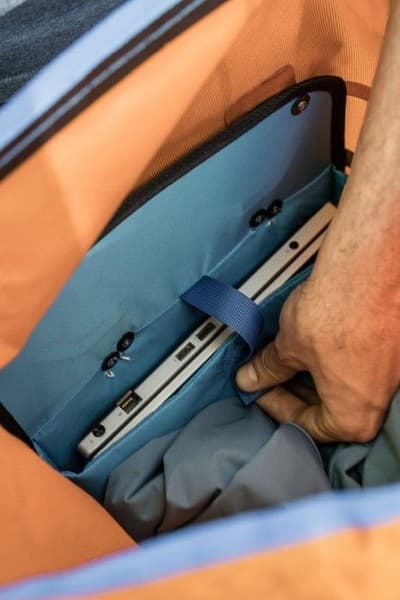 Proof 28 minimalistinen reppu, musta, view: 6