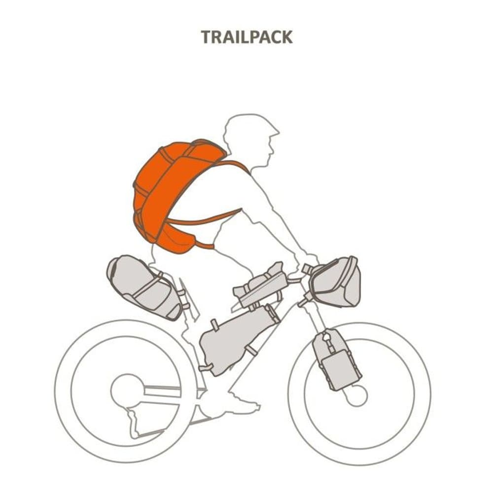 Trailpack Black Uni, view: 2