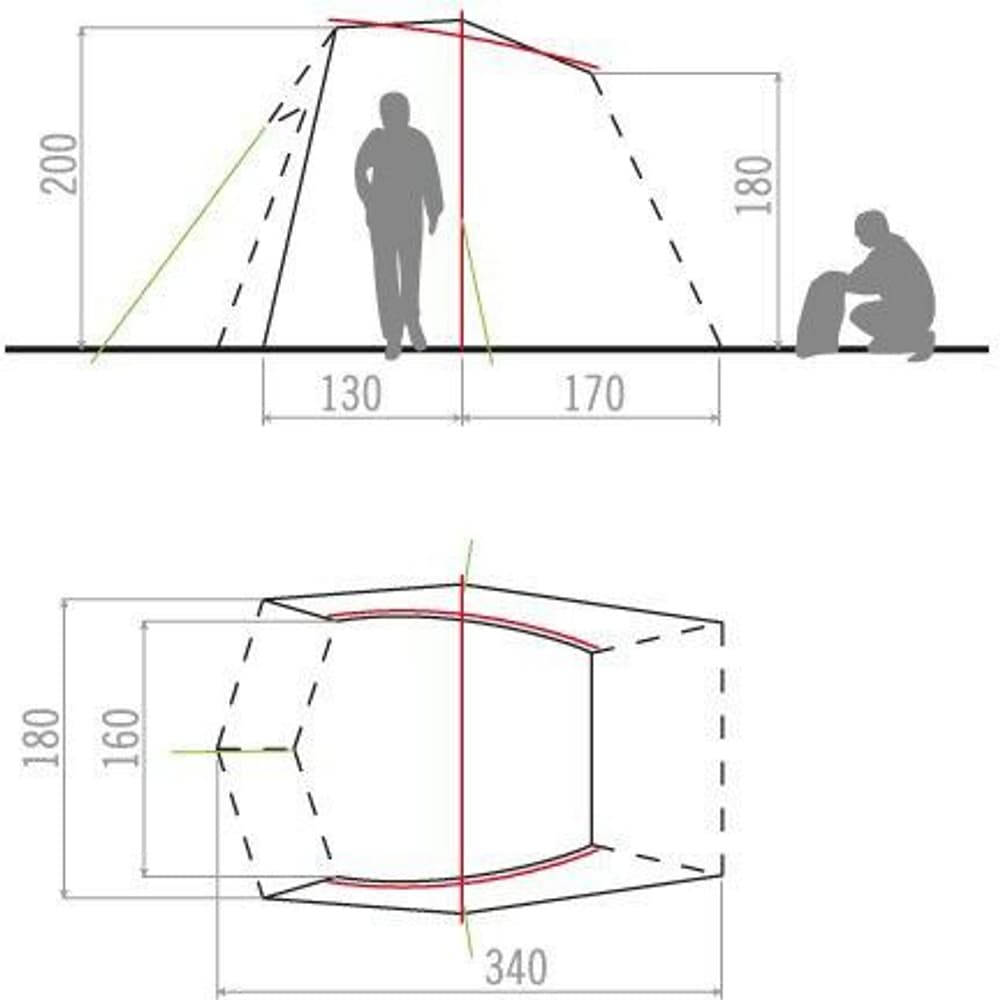 Drive Wing autoteltta, luonnonvalkoinen, view: 1
