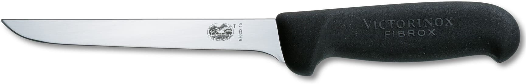 Bouneri -kapeateräinen lihankäsittelyveitsi, 15 cm, musta, view: 0