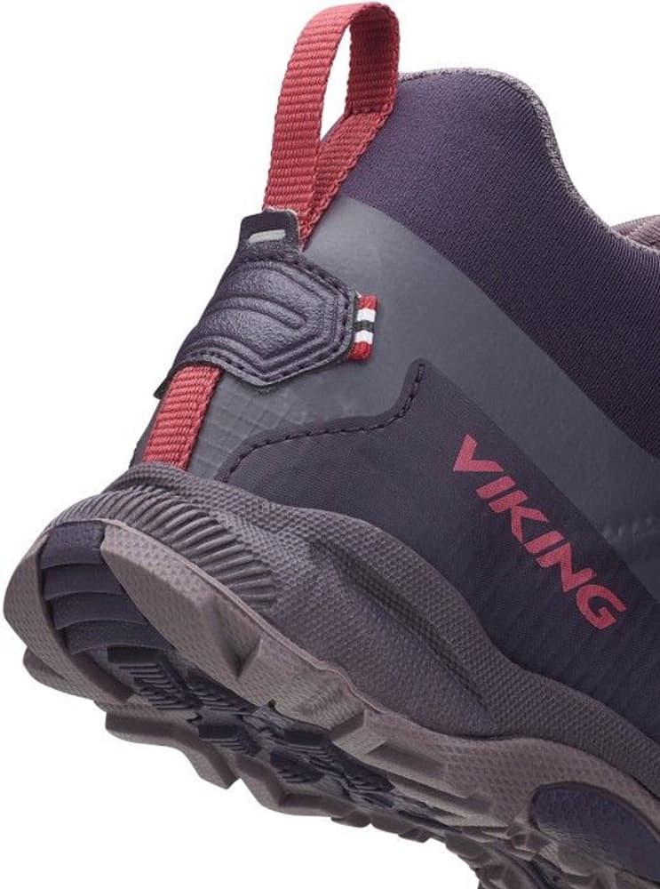 Jr Tind Mid GTX ulkoilukenkä, harmaa/punainen, view: 4