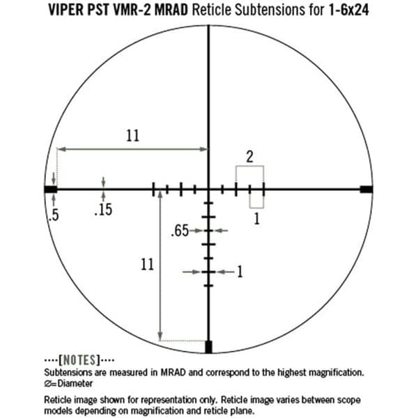 Viper PST Gen 2 1-6x24 VMR-2, view: 4