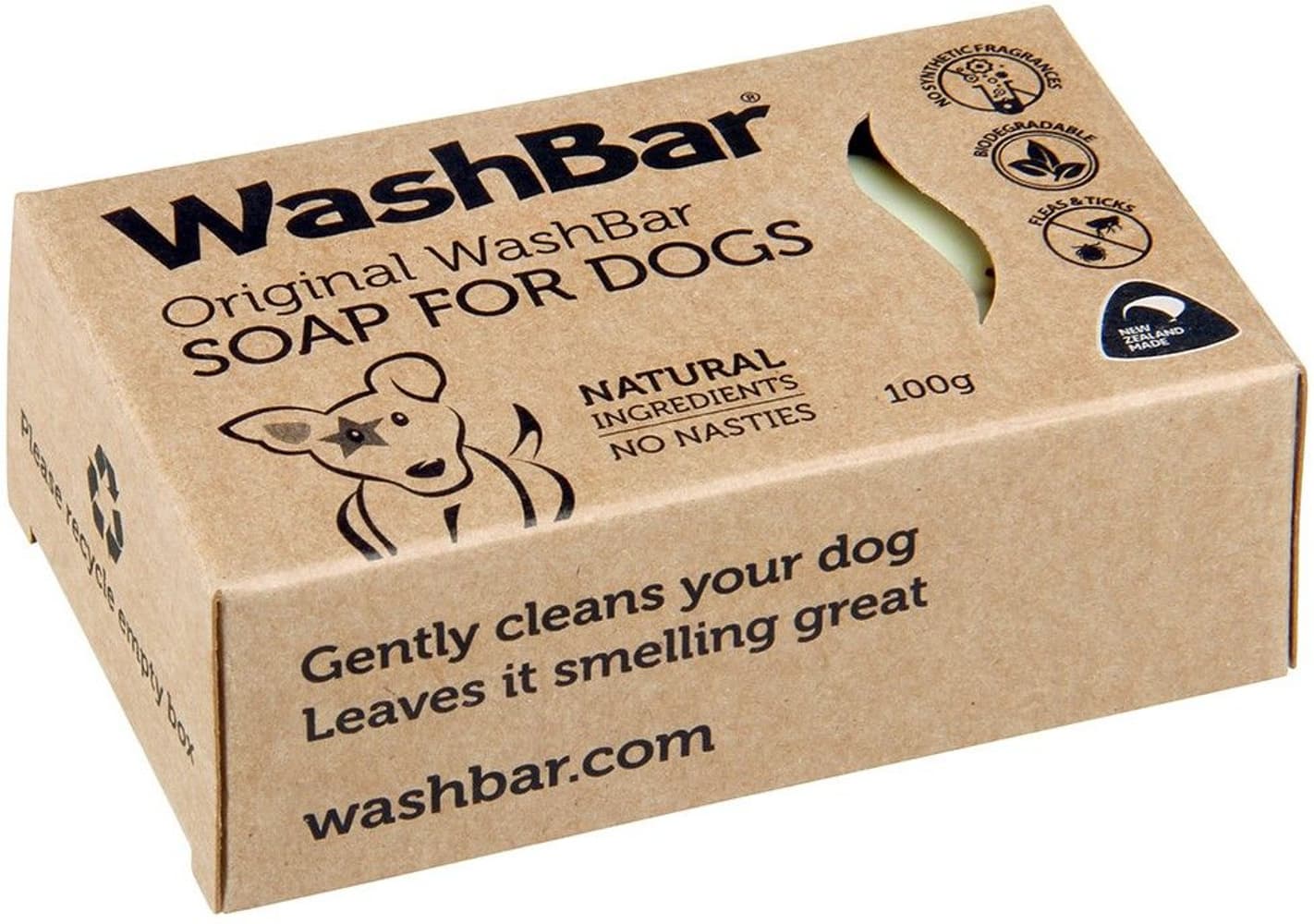 WashBar Soap Bar Original for Dogs koirien palashampoo, 100 g, view: 1