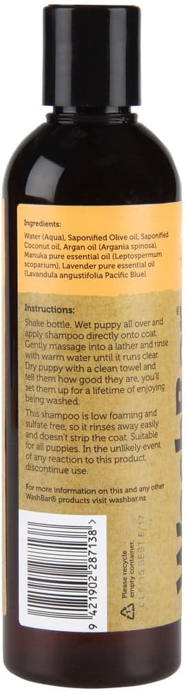 WashBar Schampoo Puppy Argan + Lavender shampoo koiranpennulle, 250 ml, view: 2