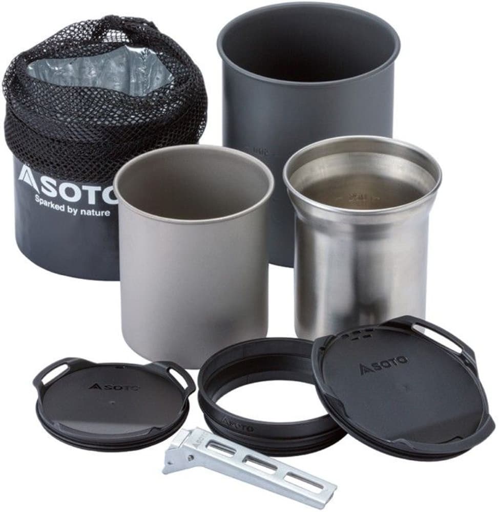 Thermostack Cook Set Combo -ruoanlaittosetti, harmaa, view: 0