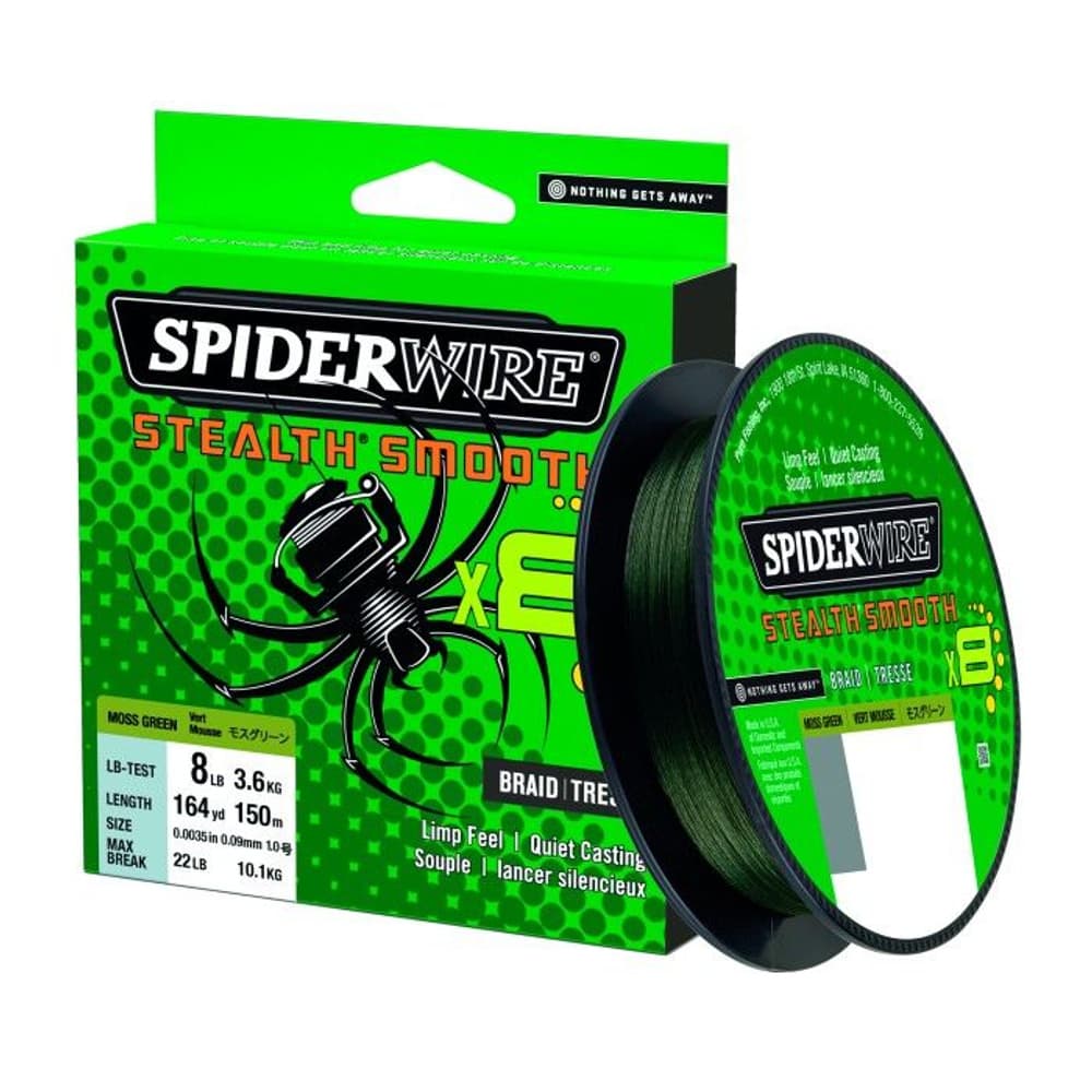 SpiderWire Stealth Smooth 8 -kuitusiima, 150 m, Moss Green, view: 0