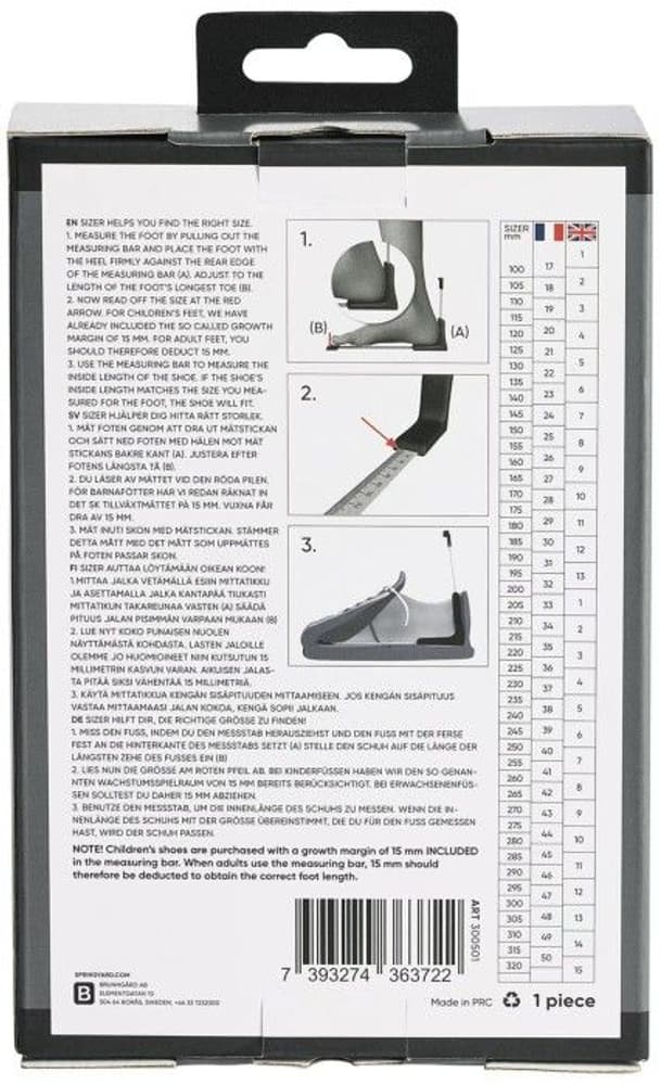 Sizer mittatikku, view: 4