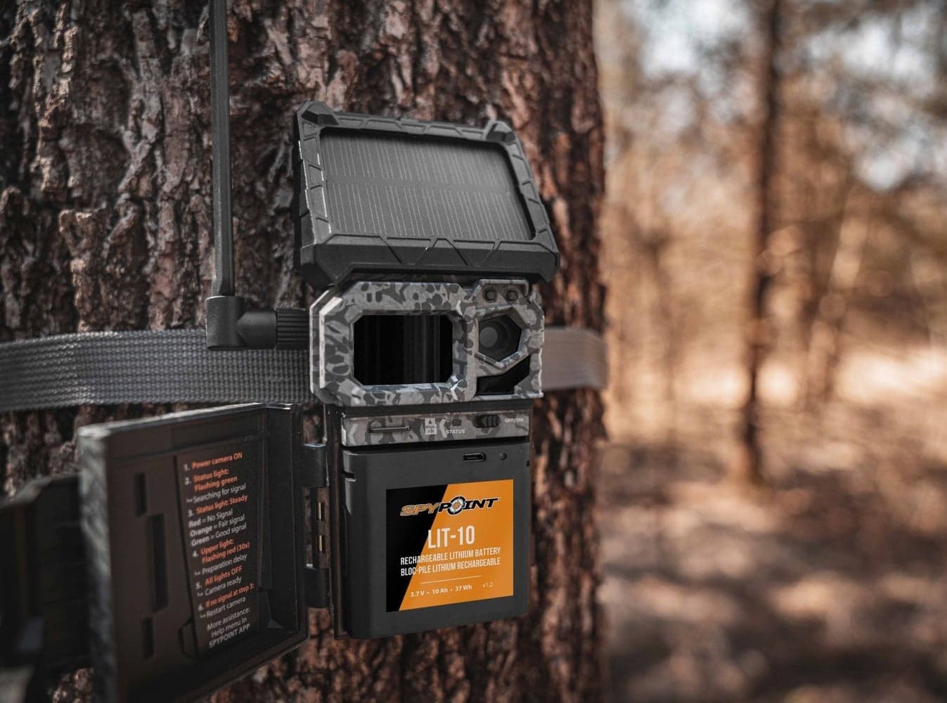 Lithium Battery Pack and Charger LIT-10 riistakameran akku ja laturi, view: 1