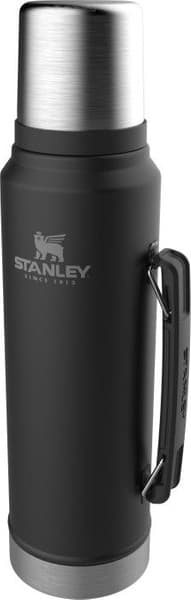 Classic -termospullo, 1 l, mattamusta, view: 1