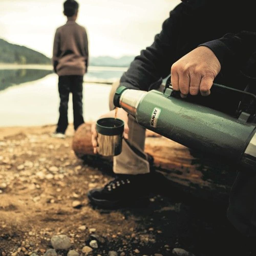 Classic Vacuum Bottle 1.3L Hammertone Green, view: 2