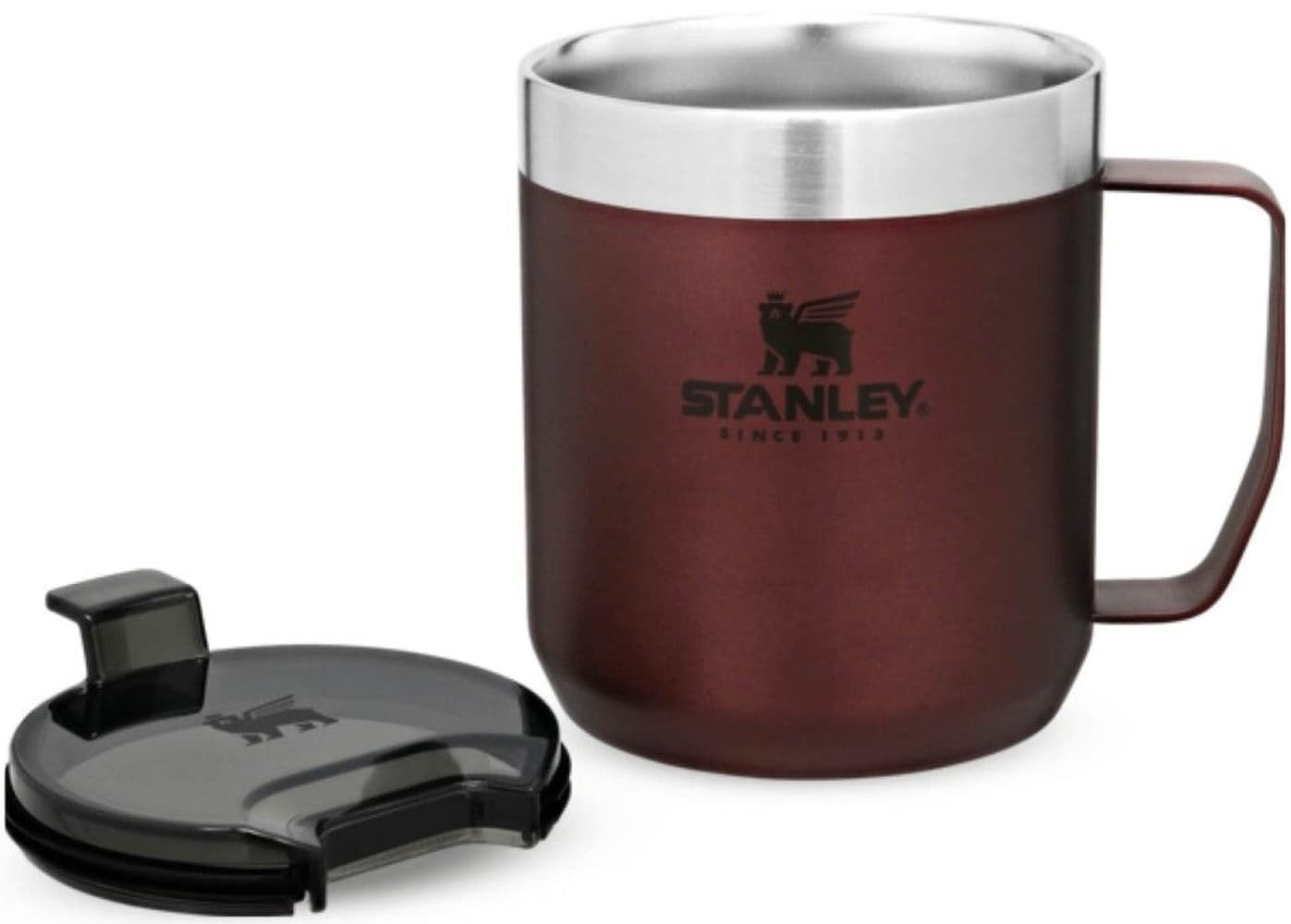 The Legendary Camp Mug 0,35 L termosmuki, viininpunainen, view: 2