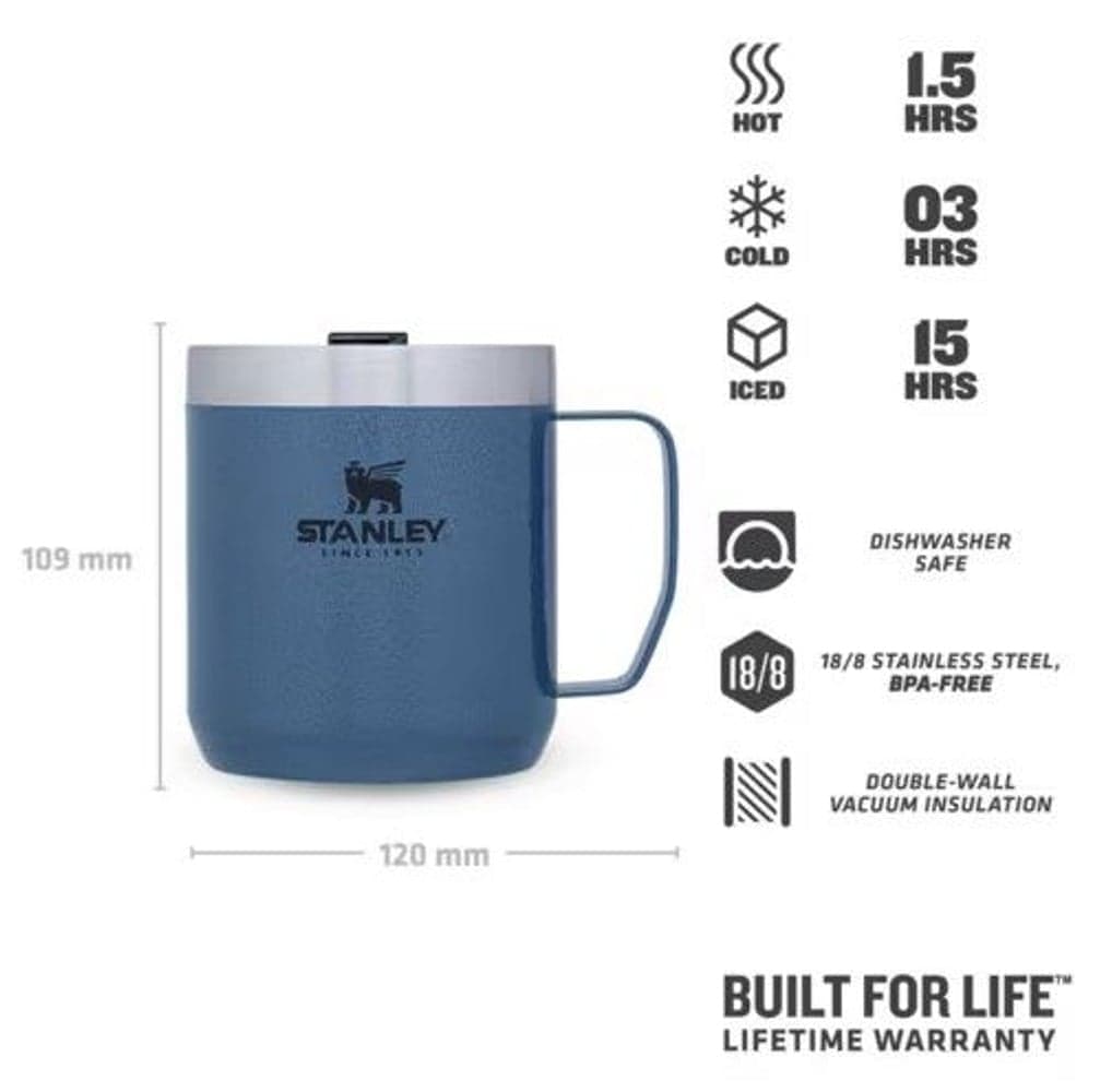 The Legendary Camp Mug termosmuki, 0,35 L, Hammertone Lake, view: 4