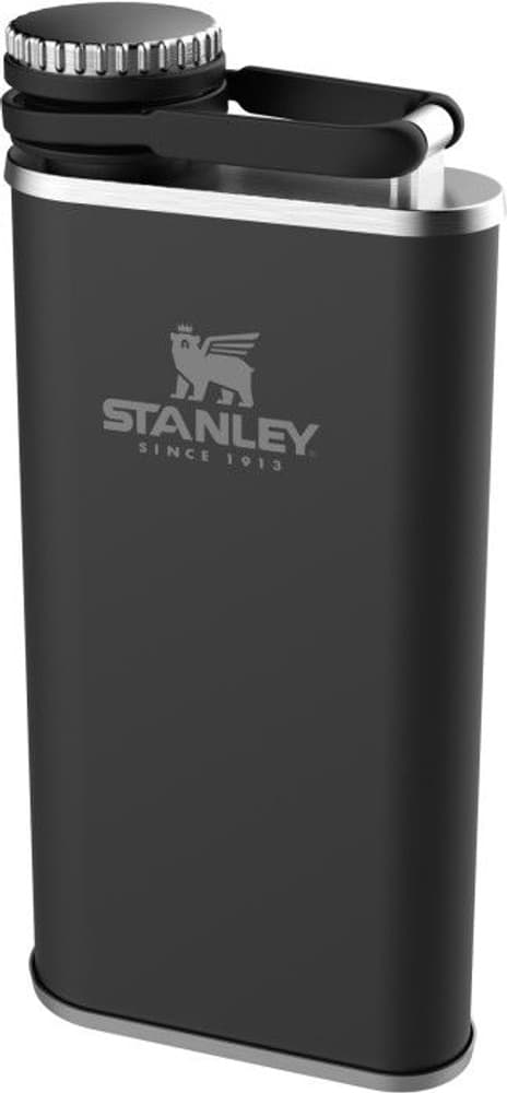 Classic Wide Mouth Flask -taskumatti, 0,23 l, mattamusta, view: 1