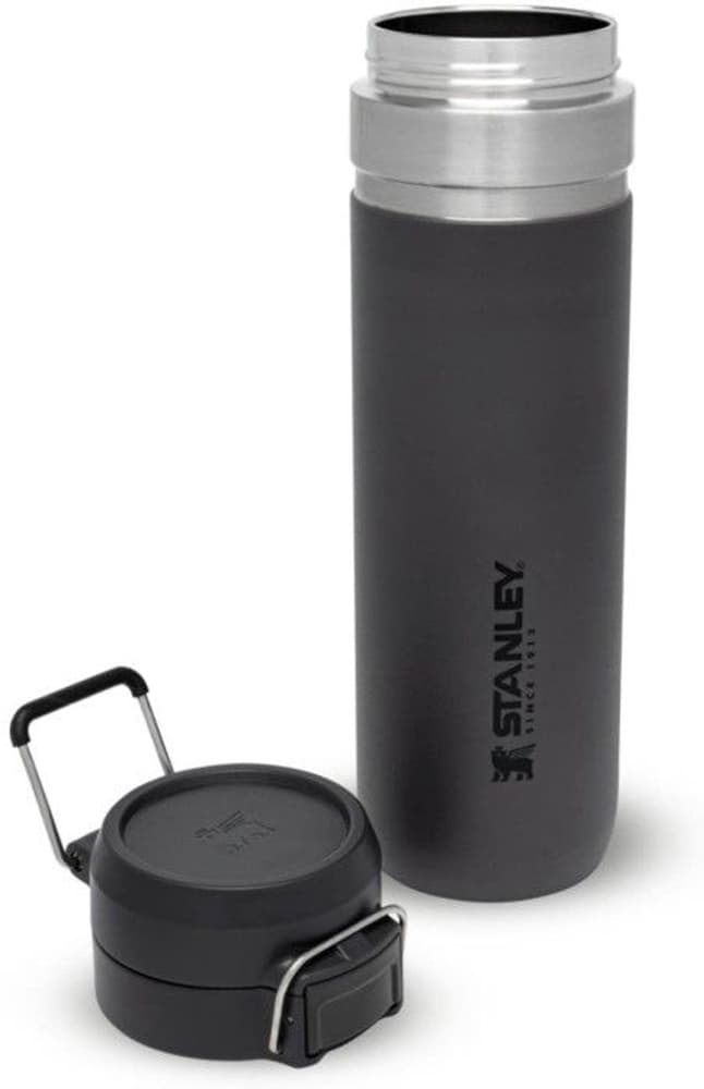The Quick Flip Water Bottle vakuumieristetty juomapullo, 0,7 L, musta, view: 2