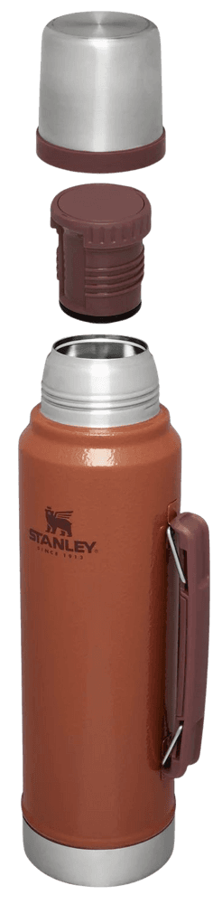 The Legendary Classic Bottle termospullo, 1 L, Hammertone Clay, view: 2