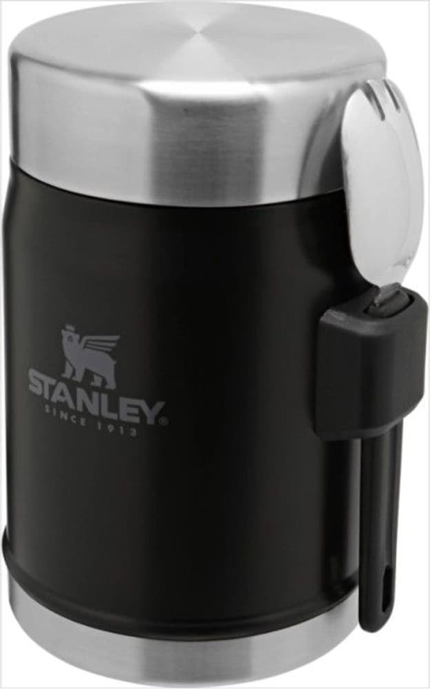 The Legendary Food Jar + Spork 0,4L Matte Black, view: 1