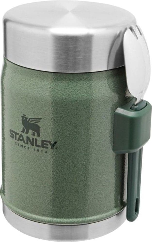 The Legendary Food Jar + Spork 0,4L Hammertone Green, view: 1