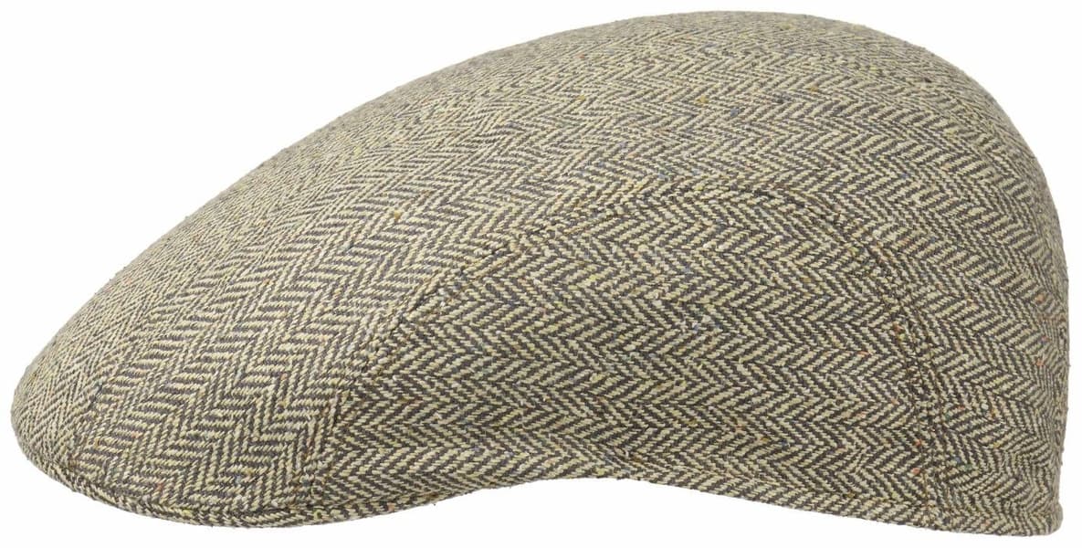 Ivy Cap Silk lätsä, harmaa/beige, view: 0