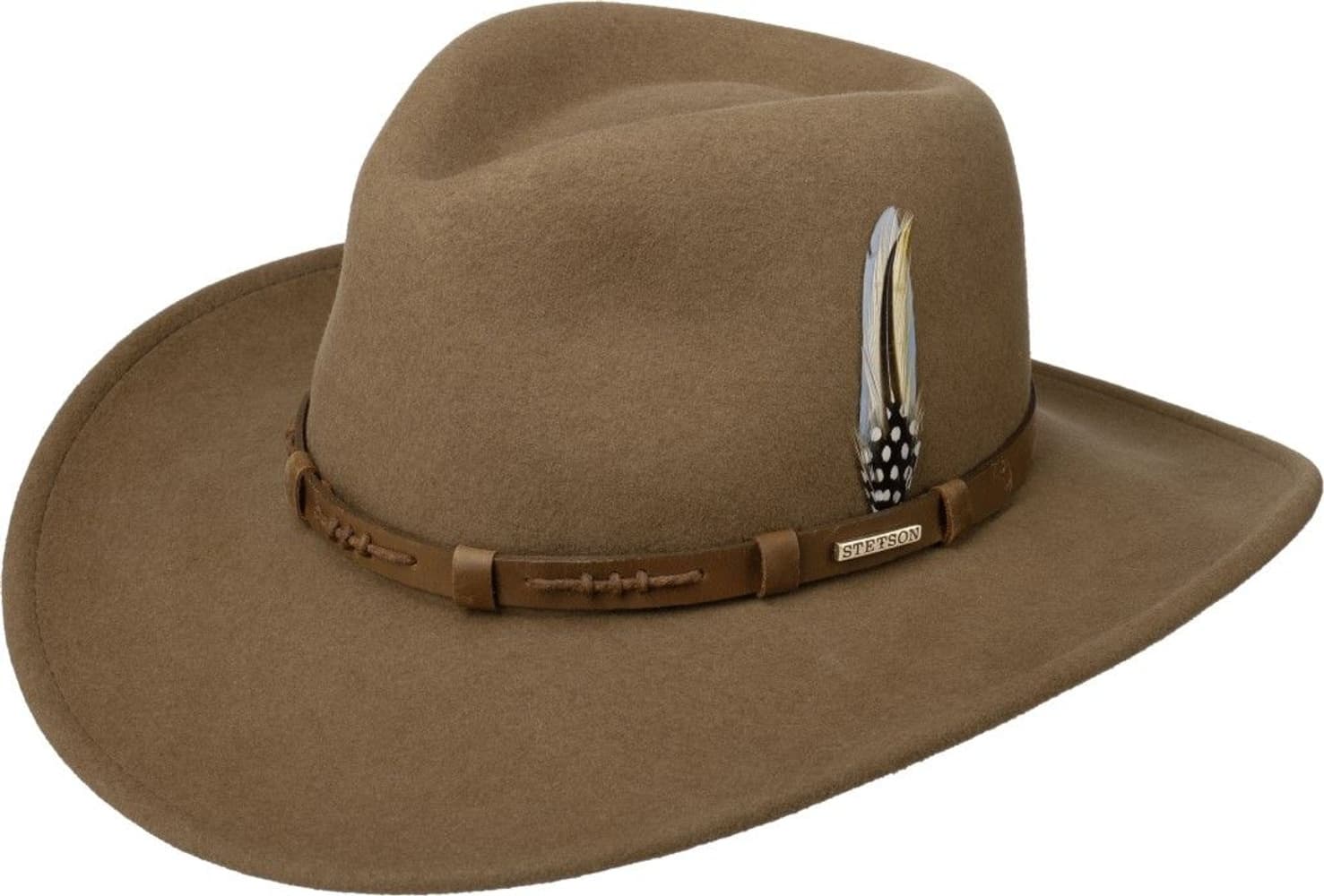 Western Vitafelt villahuopahattu, tumma beige, view: 0