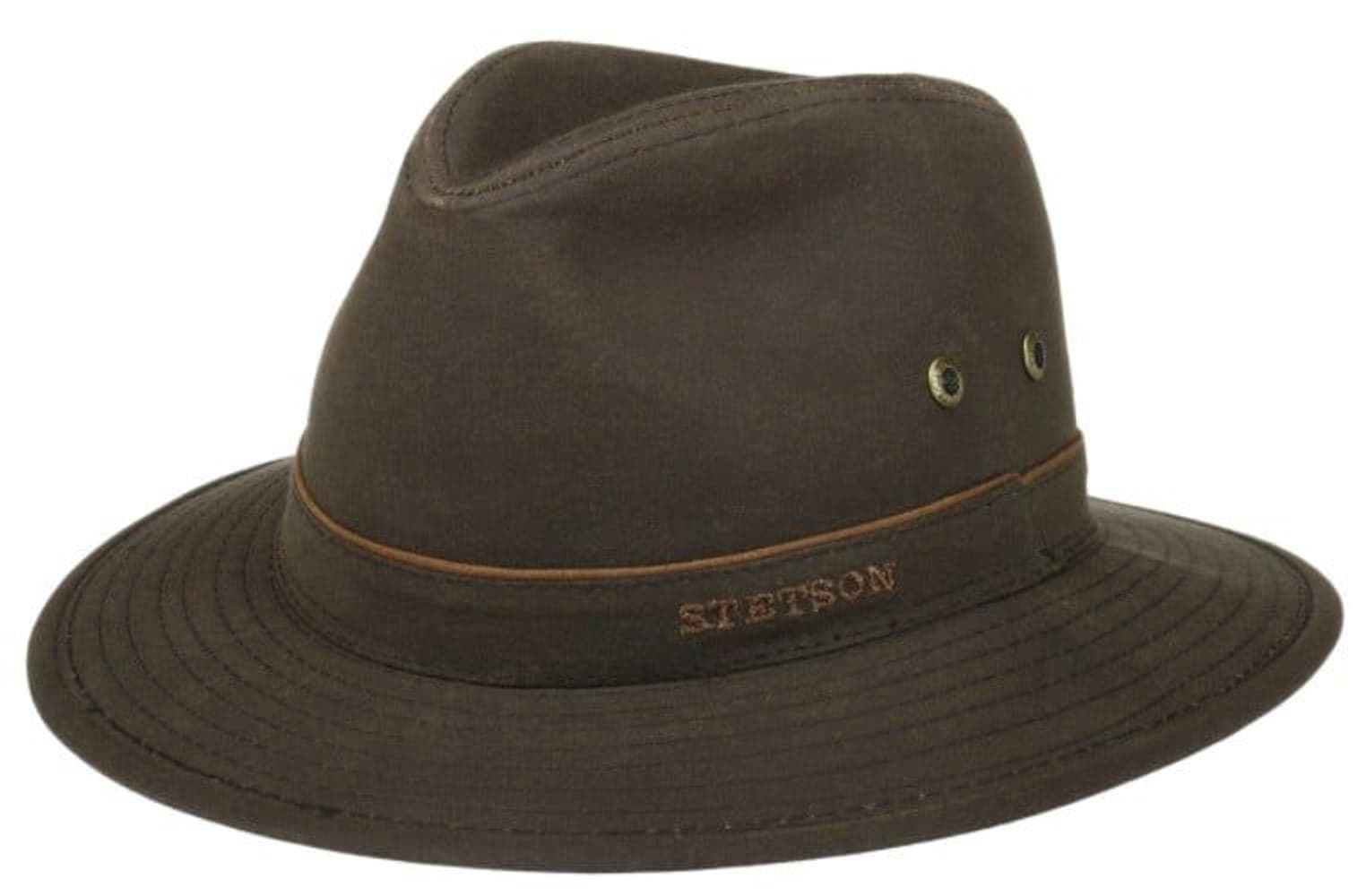 Traveller Waxed Cotton hattu, ruskea, view: 0