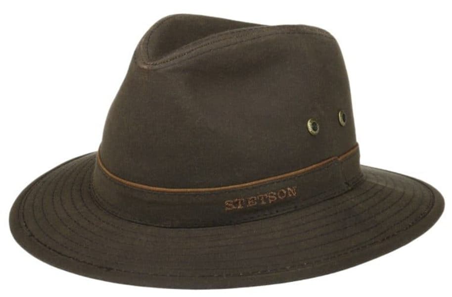 Traveller Waxed Cotton hattu, ruskea, view: 0