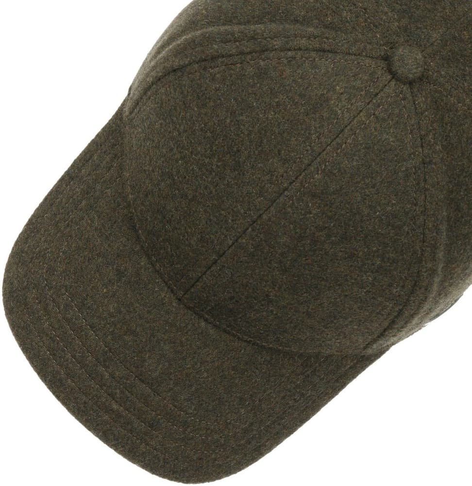 Baseball Cap Wool/ Cashmere EF läpällinen lippalakki, Moss, view: 2