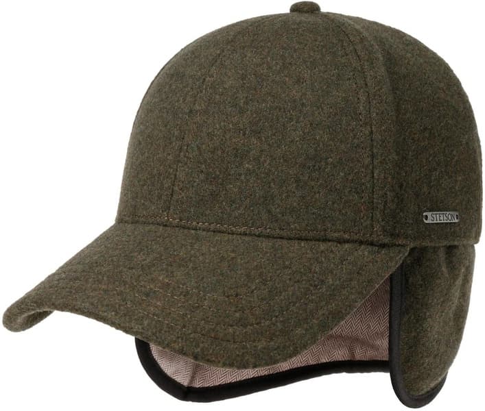 Baseball Cap Wool/ Cashmere EF läpällinen lippalakki, Moss, view: 1