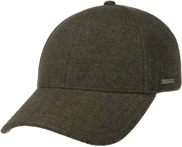 Baseball Cap Wool/ Cashmere EF läpällinen lippalakki, Moss, view: 0