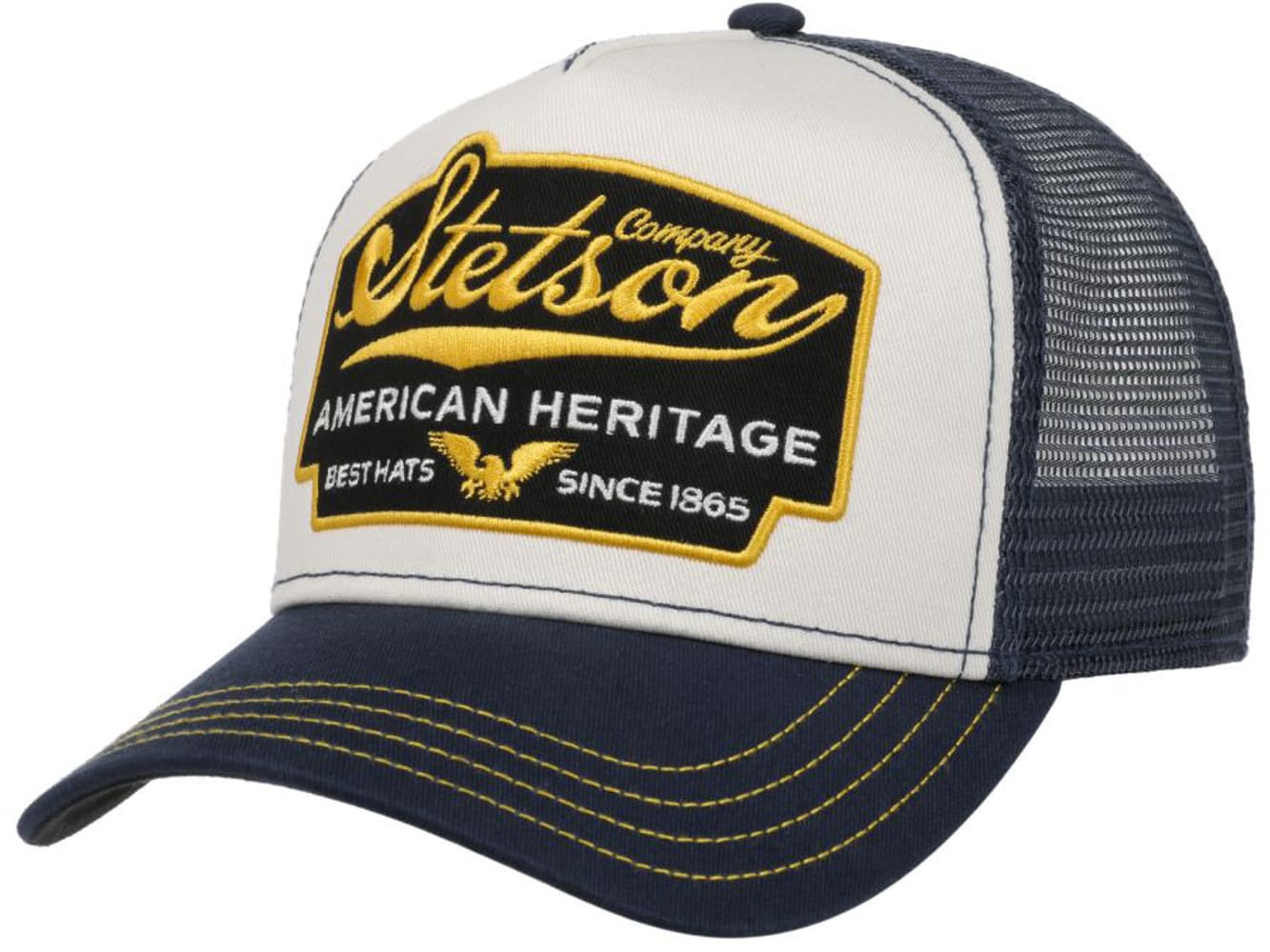 Trucker Cap American Heritage lippalakki, sininen/valkoinen, view: 0