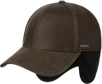 Baseball Cap Chevrette Cowhide EF lippalakki, Brown/Black - view: 0