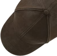 Baseball Cap Chevrette Cowhide EF lippalakki, Brown/Black - view: 2