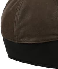 Baseball Cap Chevrette Cowhide EF lippalakki, Brown/Black - view: 4