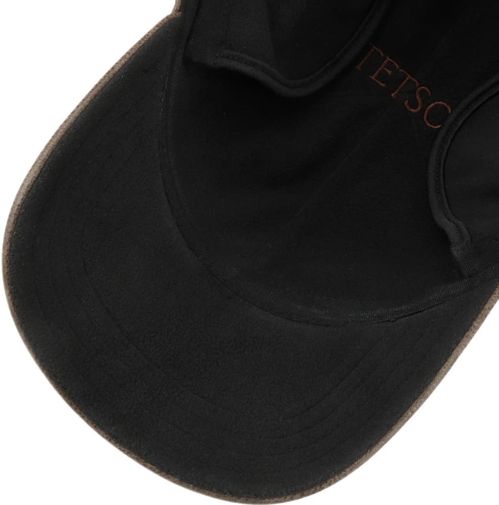 Baseball Cap Chevrette Cowhide EF lippalakki, Brown/Black, view: 3