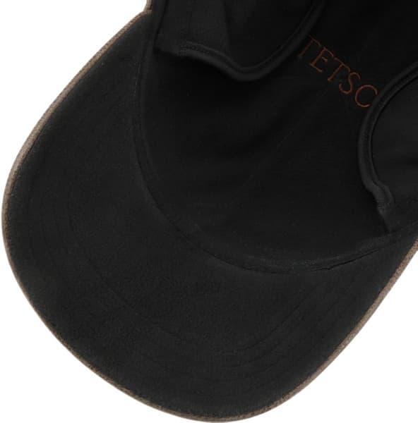 Baseball Cap Chevrette Cowhide EF lippalakki, Brown/Black, view: 3