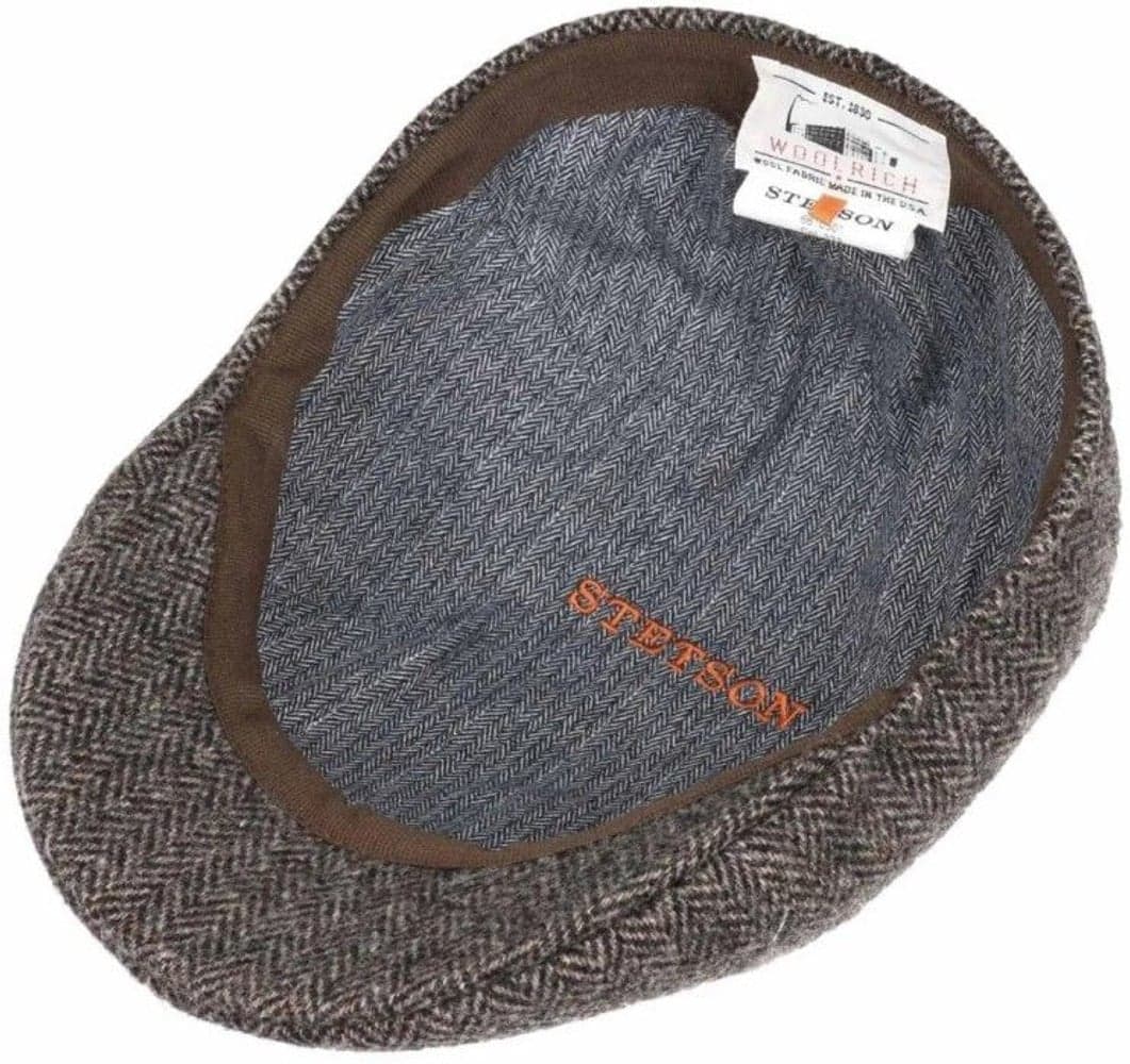 Texas Wool Herringbone lippalakki, Anthracite/Melange, view: 2