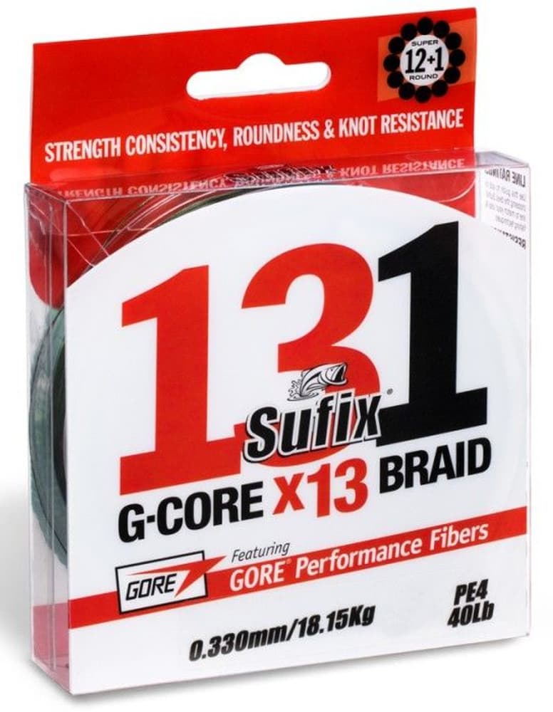 131 G-Core x13 Braid 150 m -supersiima, Lo-Vis Green, view: 0