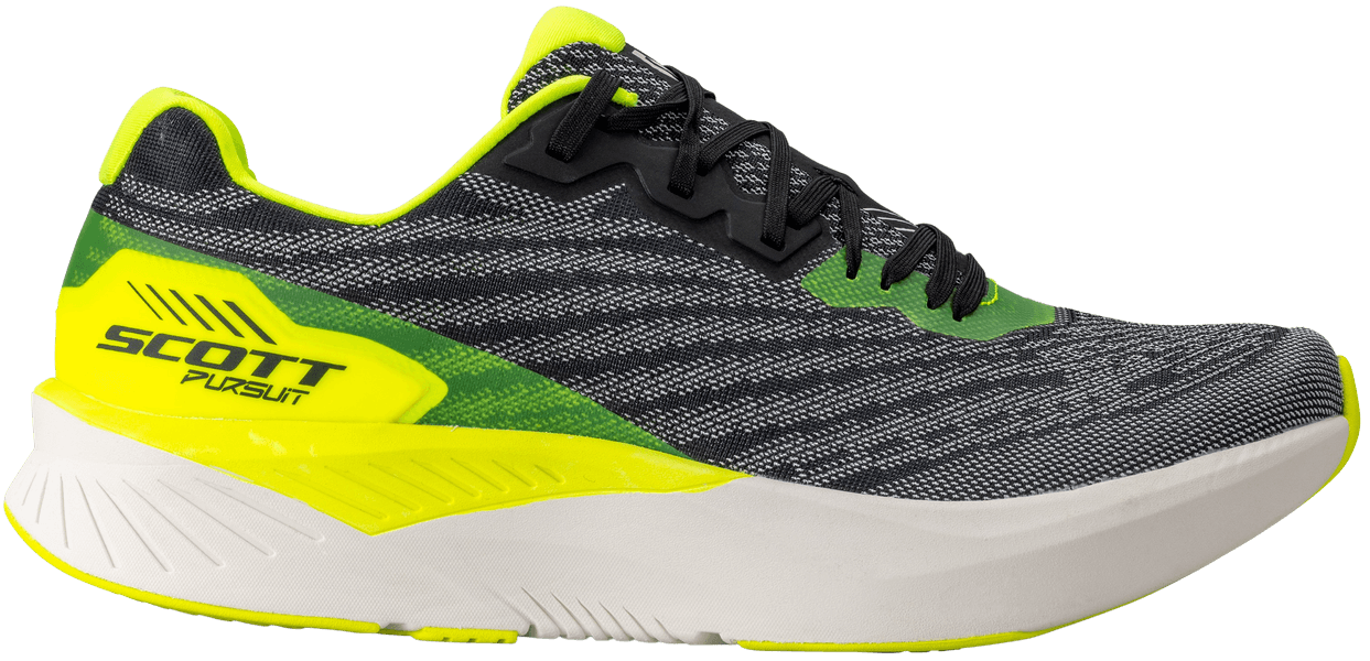 Pursuit juoksukengät, Black/Yellow, view: 2