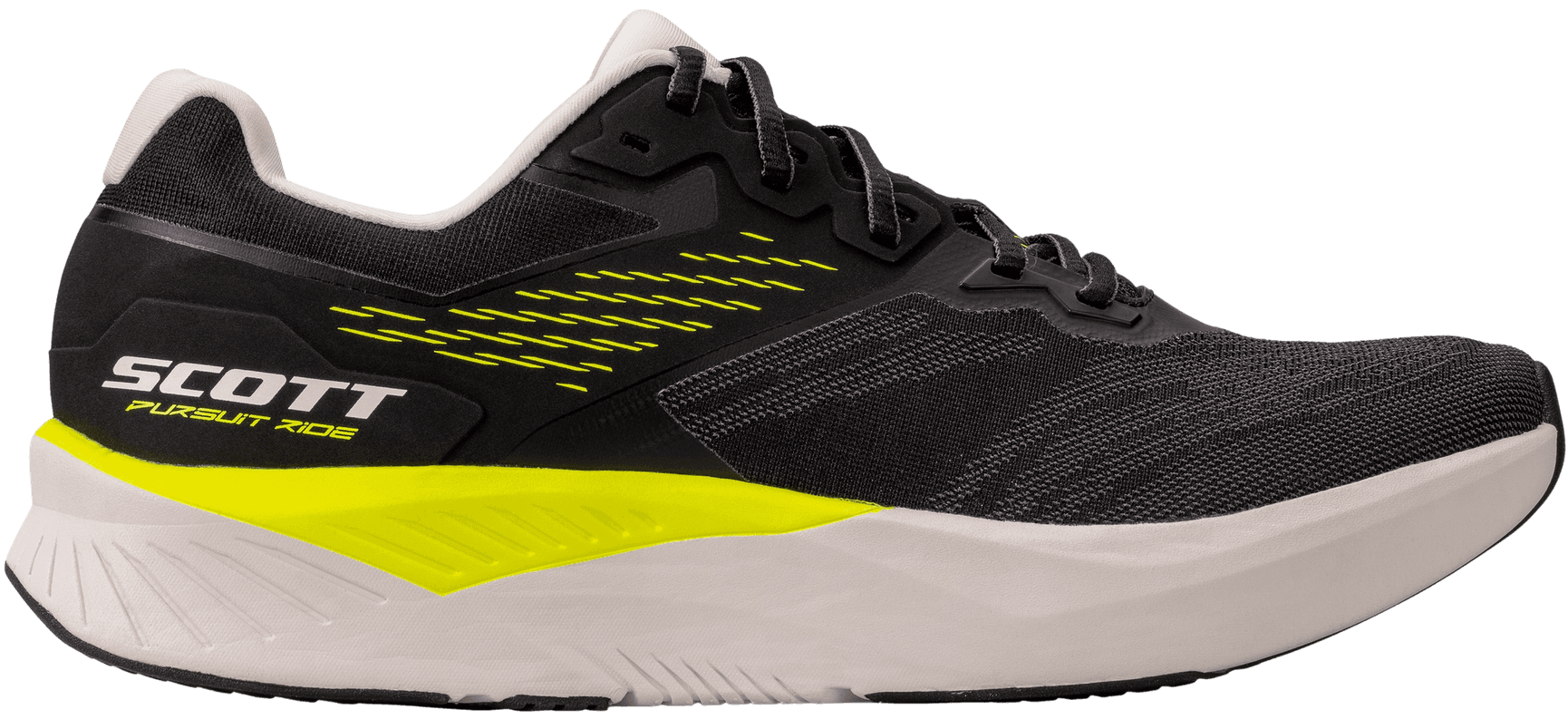 Pursuit Ride juoksukengät, Black/Yellow, view: 2