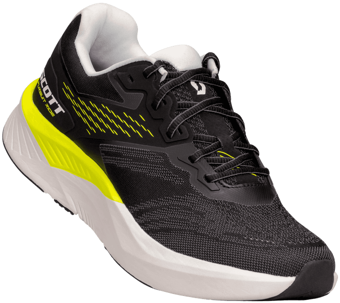 Pursuit Ride juoksukengät, Black/Yellow, view: 0