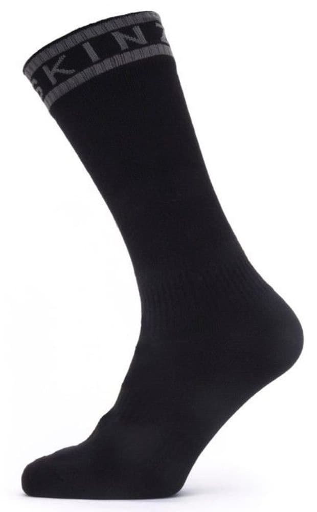 Seal Skinz Warm Weather Mid Sock Hydrostop sukka, musta/harmaa, view: 0