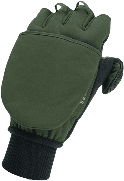 Walpole Windproof Shooting Mitt hanskat/kintaat, Olive, view: 0