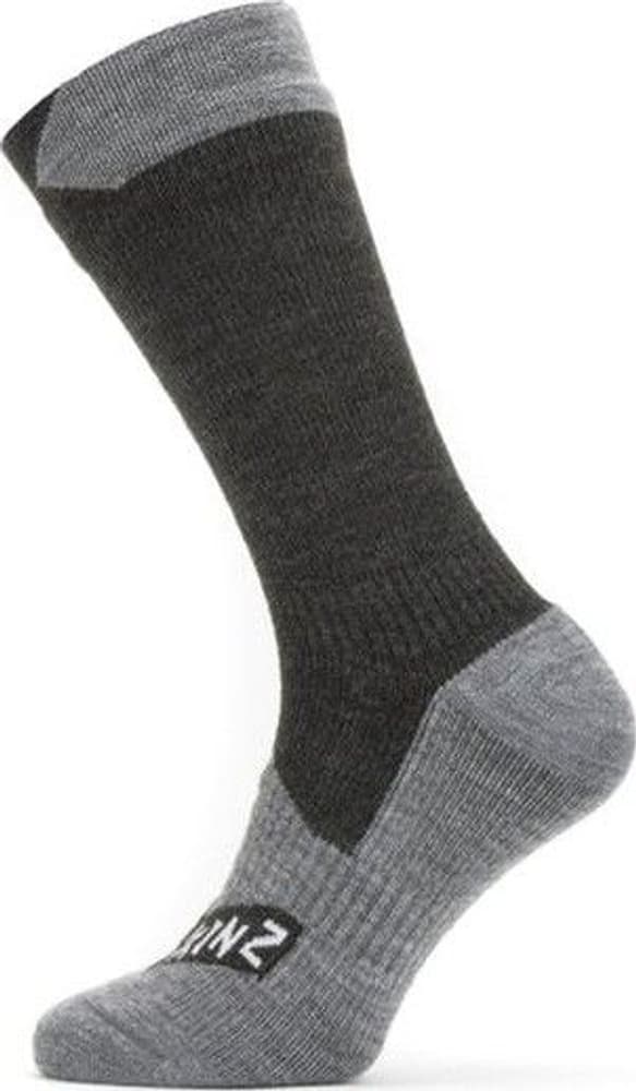 Waterproof All Weather Mid Sock Marl Black/Grey, view: 0