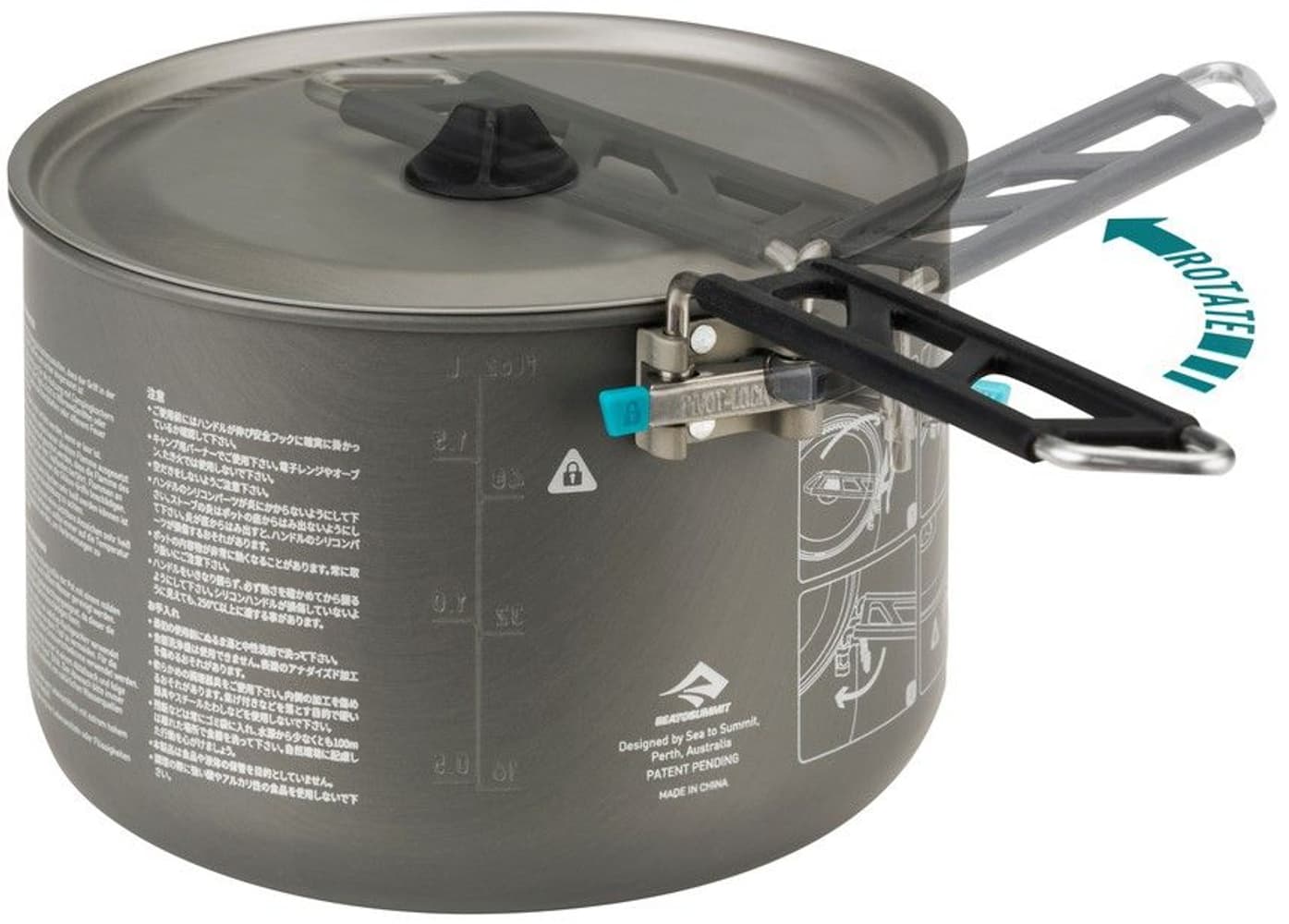 Alpha Pot kestävä ja kevyt kattila, 3,7 L, view: 4